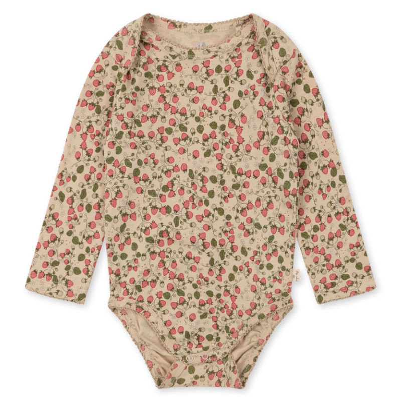 KS3805 - CLASSIC LS BODY GOTS - STRAWBERRY FIELDS - Extra 0