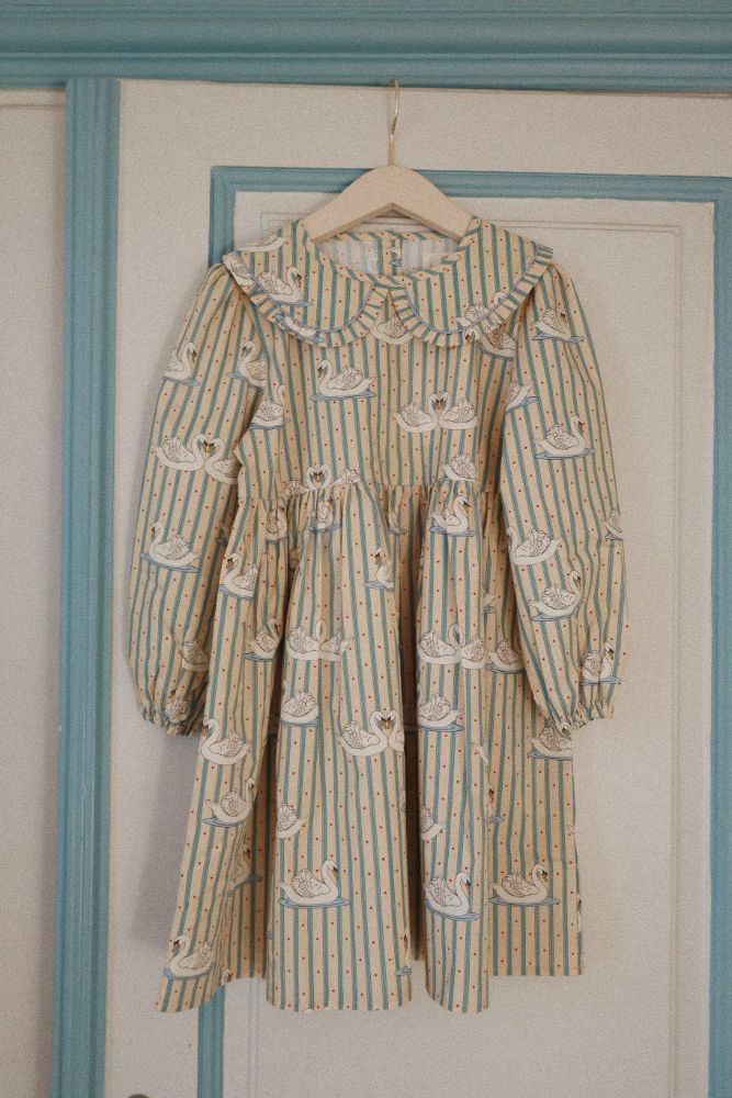 KS6502 - TUTI DRESS - SWAN STRIPE - Extra 13
