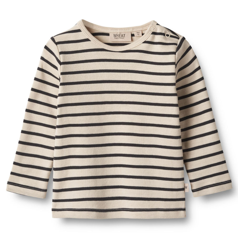6151j-106 GOTS - T-Shirt L-S Stig - 1433 navy stripe - Main