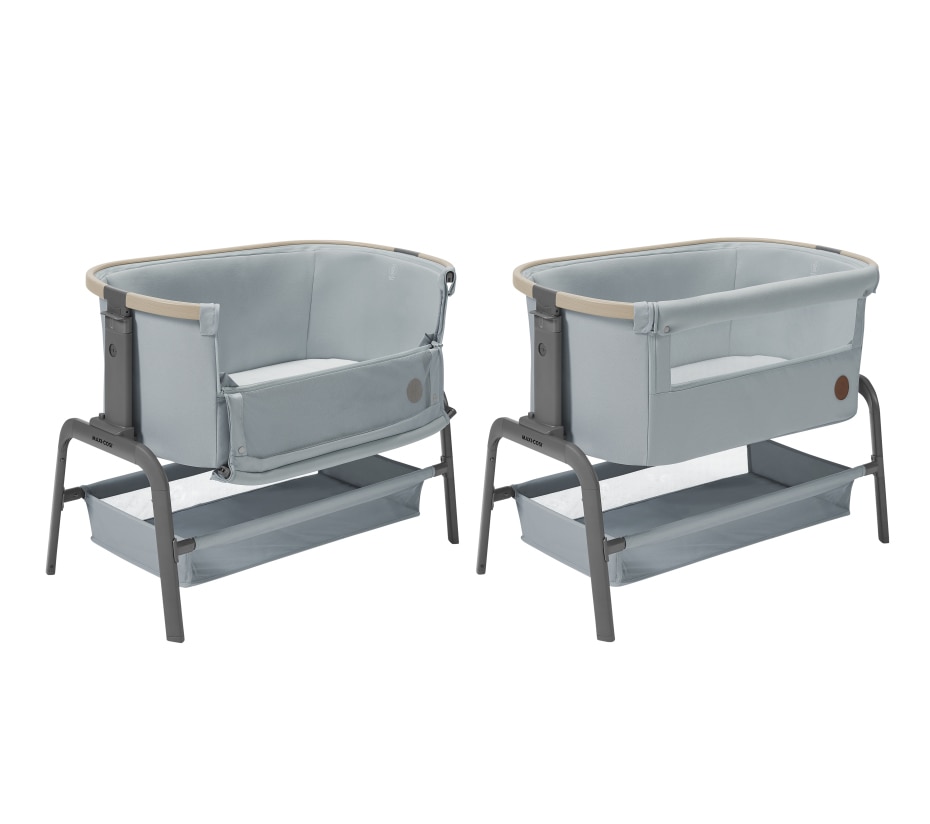 2106052110_2023_maxicosi_homeequipment_bed_iora_grey_beyondgrey_sidebedtocrib_3qrt