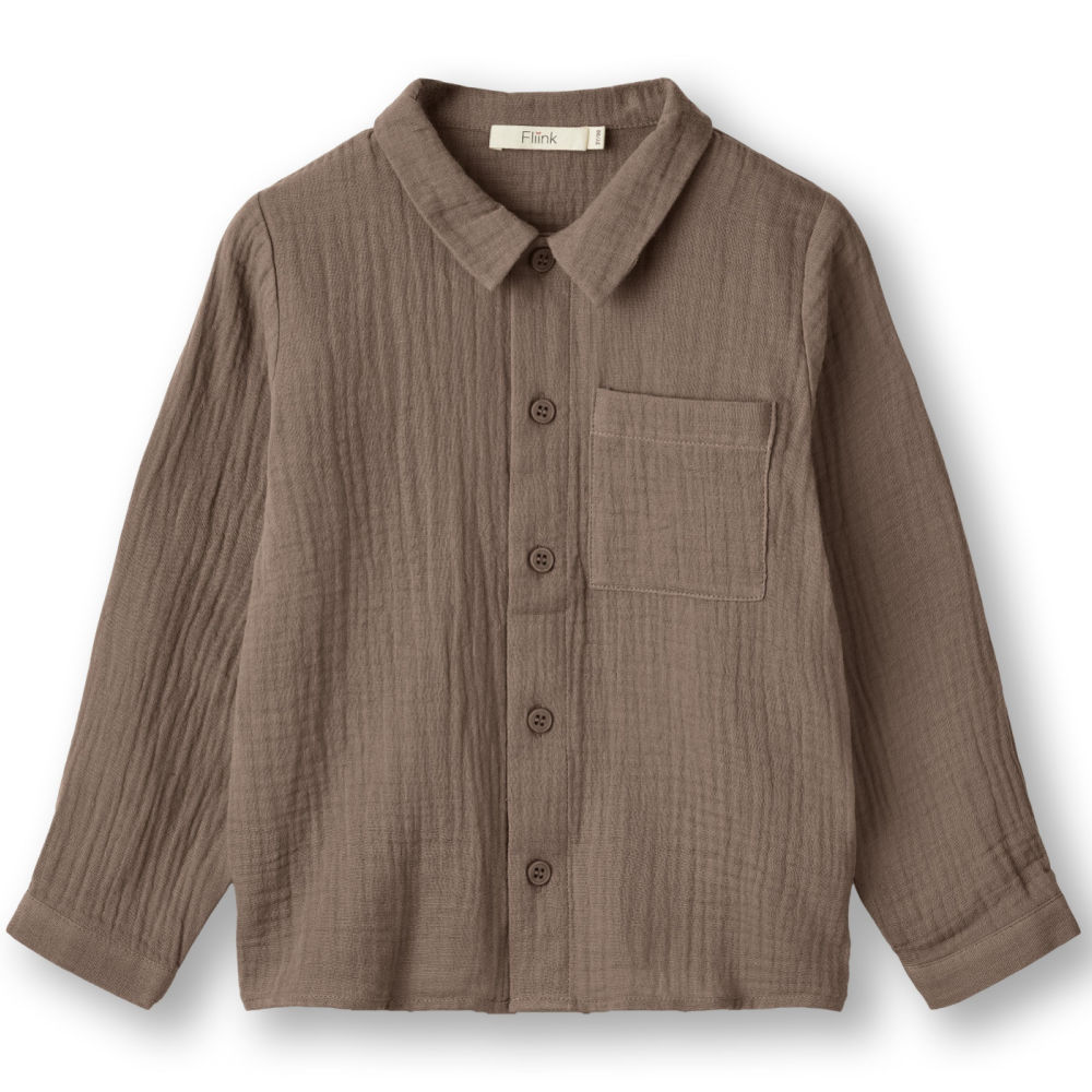 F1170 - ELMO LS SHIRT - PINE BARK - Main