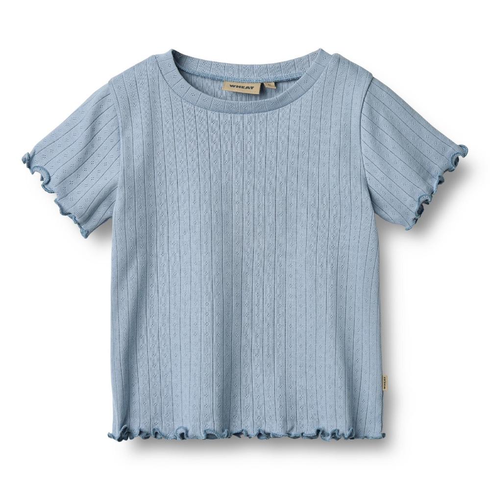 0134-001-GOTS – Rib T-shirt S-S Irene – 9431 morning sky – Main