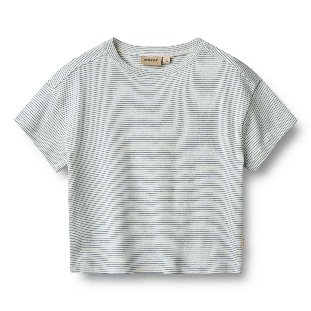 2099-102-GOTS - T-shirt S-S Tommy - 1048 blue stripe - Extra 0