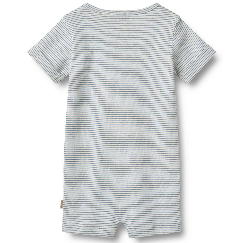 9410-102-GOTS - Jumpsuit S-S Alfred - 1048 blue stripe - Extra 1