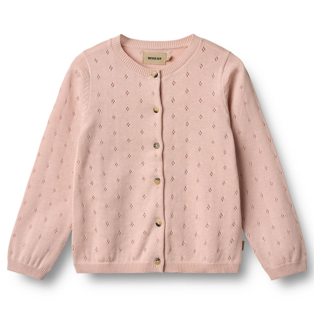 0518-560-GOTS - Knit Cardigan Maia - 2400 powder - Extra 0