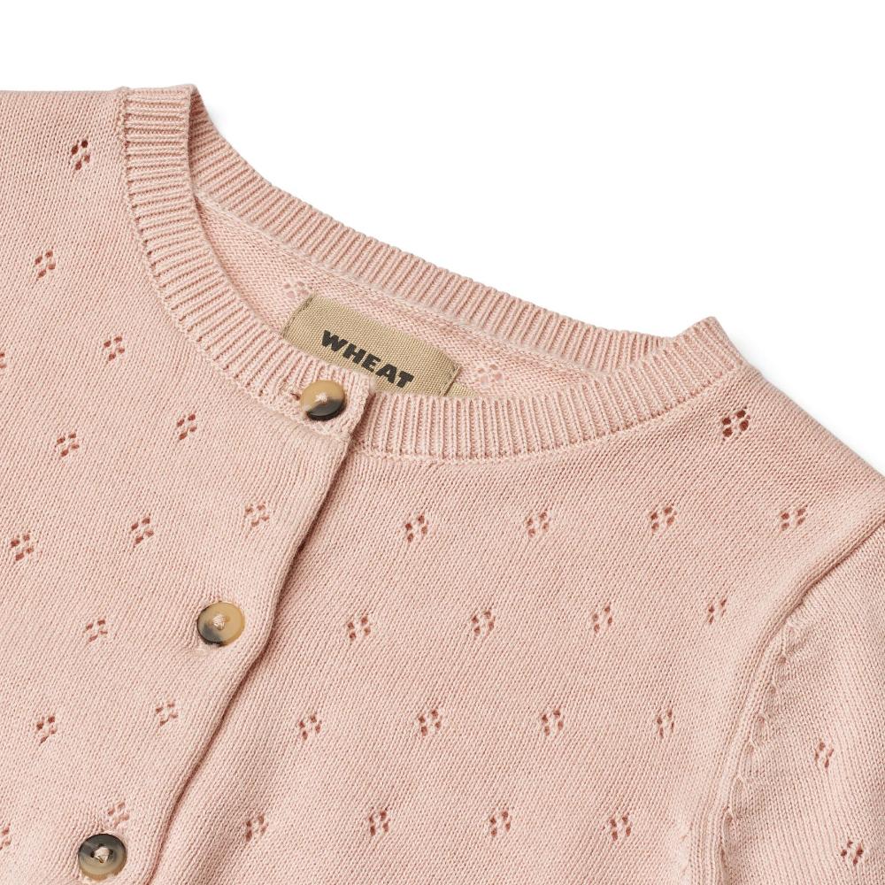 0518-560-GOTS - Knit Cardigan Maia - 2400 powder - Extra 1