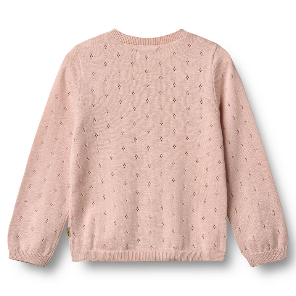 0518-560-GOTS - Knit Cardigan Maia - 2400 powder - Extra 2