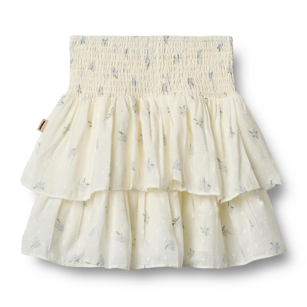 1172-237-GOTS - Skirt Hilary - 1481 blue flowers - Extra 1