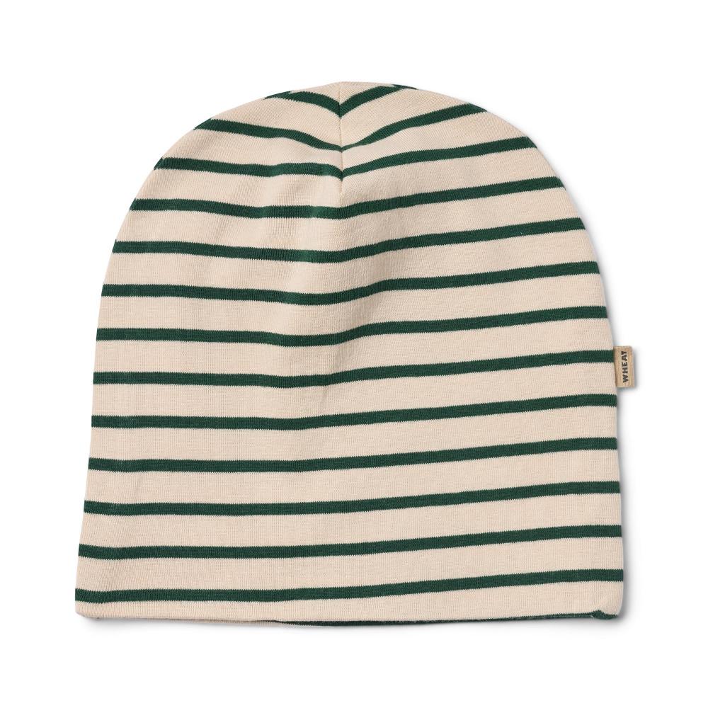 1818-102-GOTS - 2 Hat Soft Aidan - 1117 blue green stripe - Extra 1