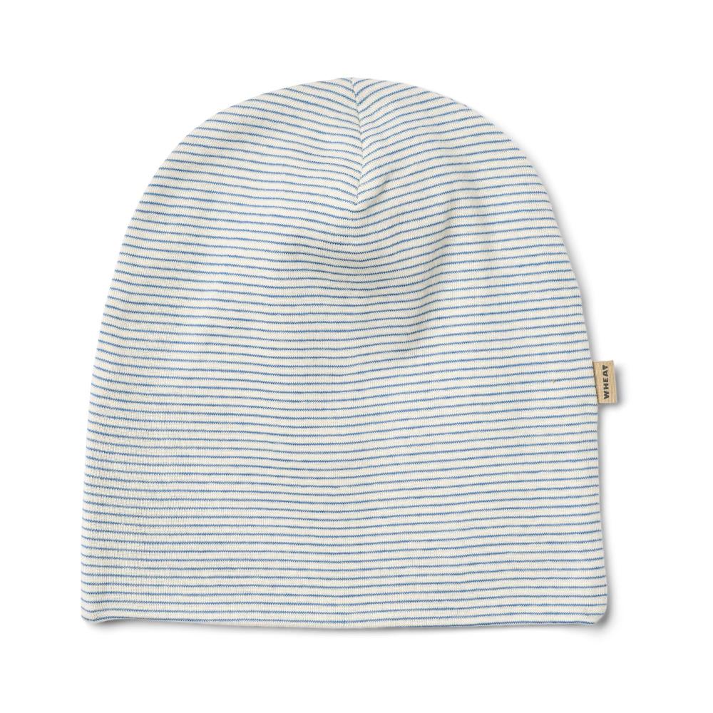1818-102-GOTS - 2 Hat Soft Aidan - 1117 blue green stripe - Extra 2