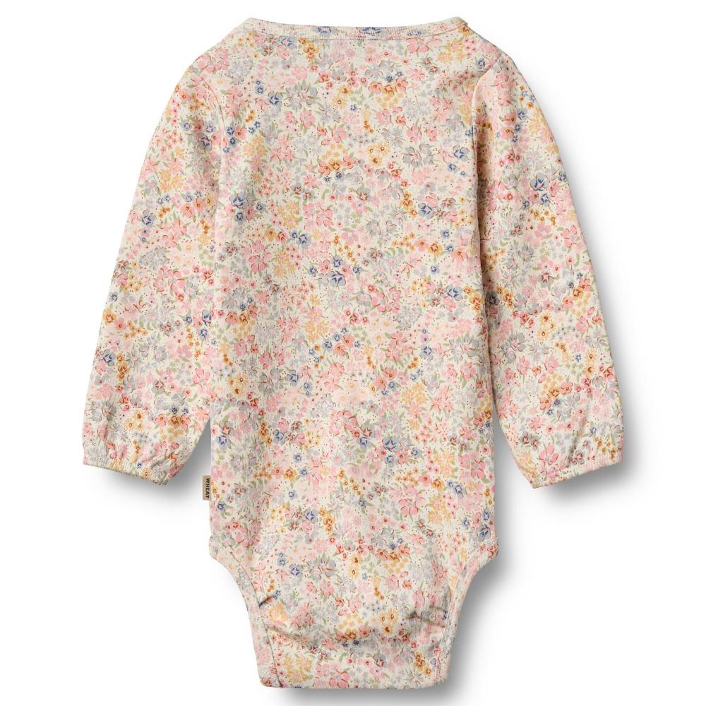 9174-130-GOTS - Body L-S Elmine - 9418 bright flowers - Extra 1