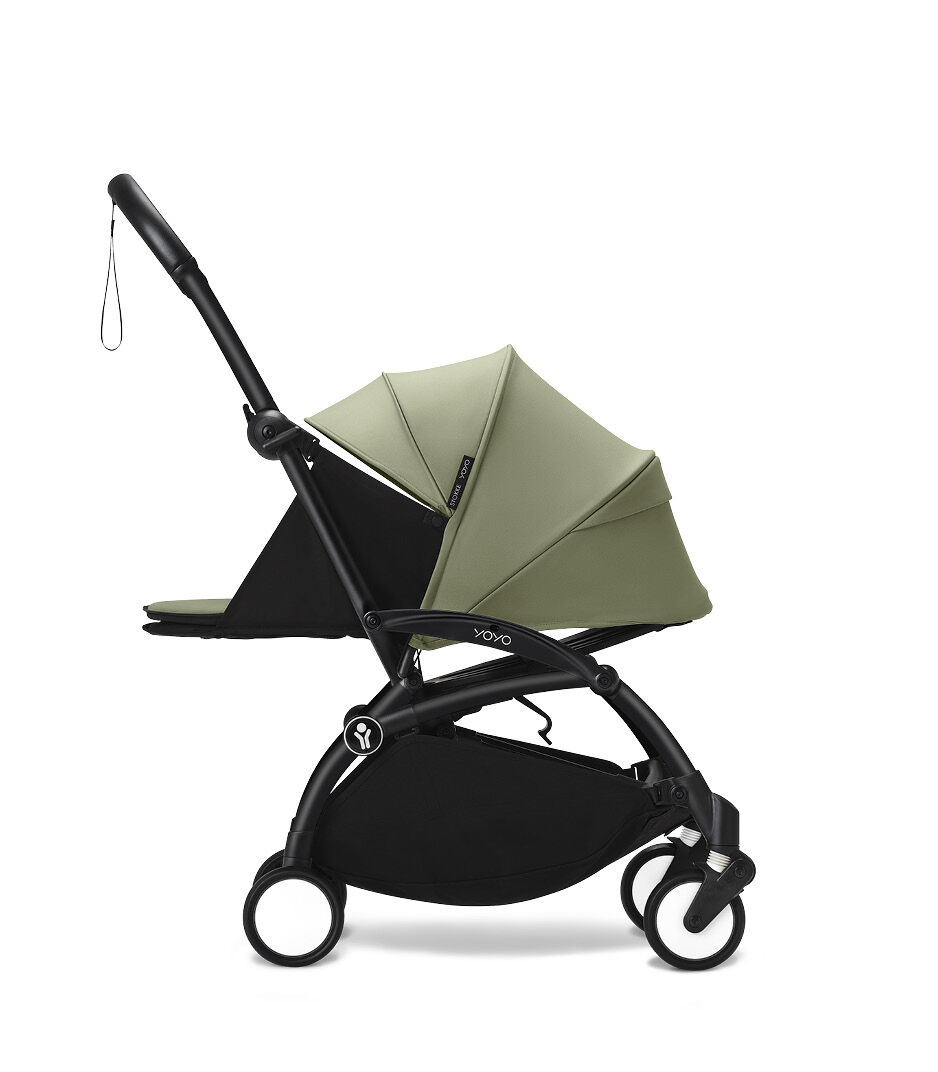 YOYO3_0PLUS_Olive_BlackFrame_Profile_wo FootCover_ExtCanopy_0017_A11_eCom