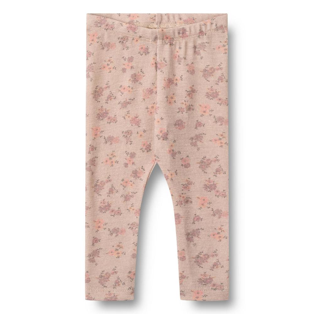 4850k-780 - Wool Leggings Agi - 1358 lilac flowers - Extra 0