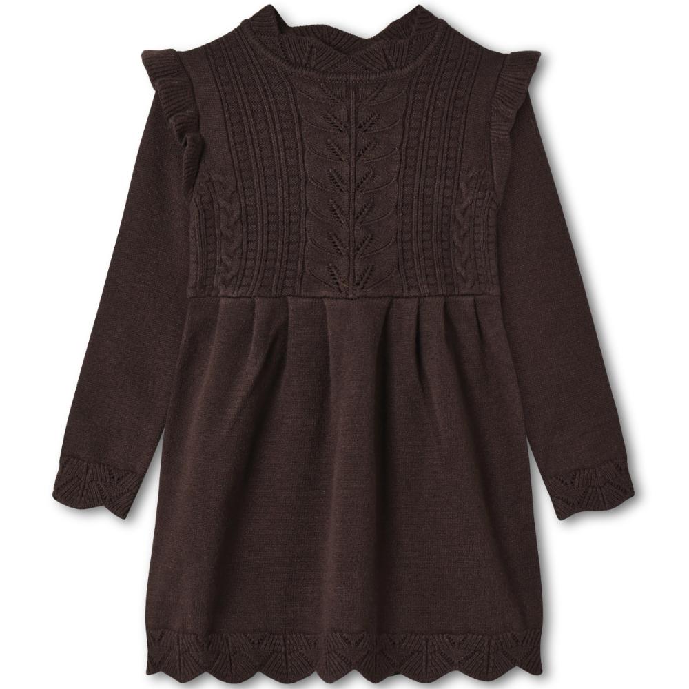 F1269 - ALILLY DRESS - COFFEE BEAN - Main