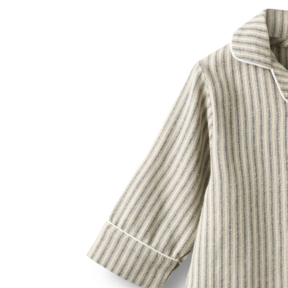 3290-402-GOTS - Night Suit L-S Lennie - 9585 blue stripe - Extra 2