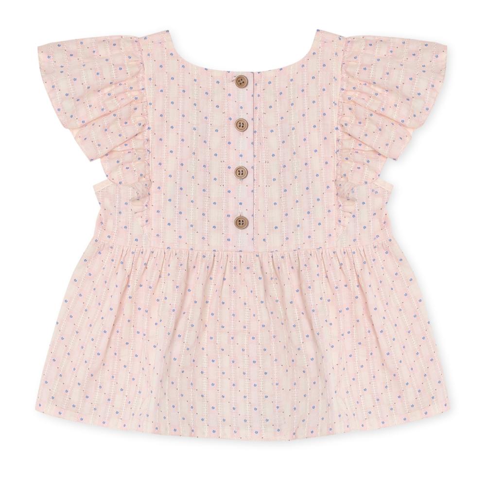 F2031 - ZORRO SL TOP - CHALK PINK CHECK AOP - Extra 3