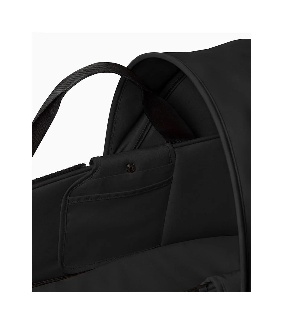 YOYO 2 - YOYO BASSINET - CLOSE UP - POCKET - BLACK- WEB_eCom
