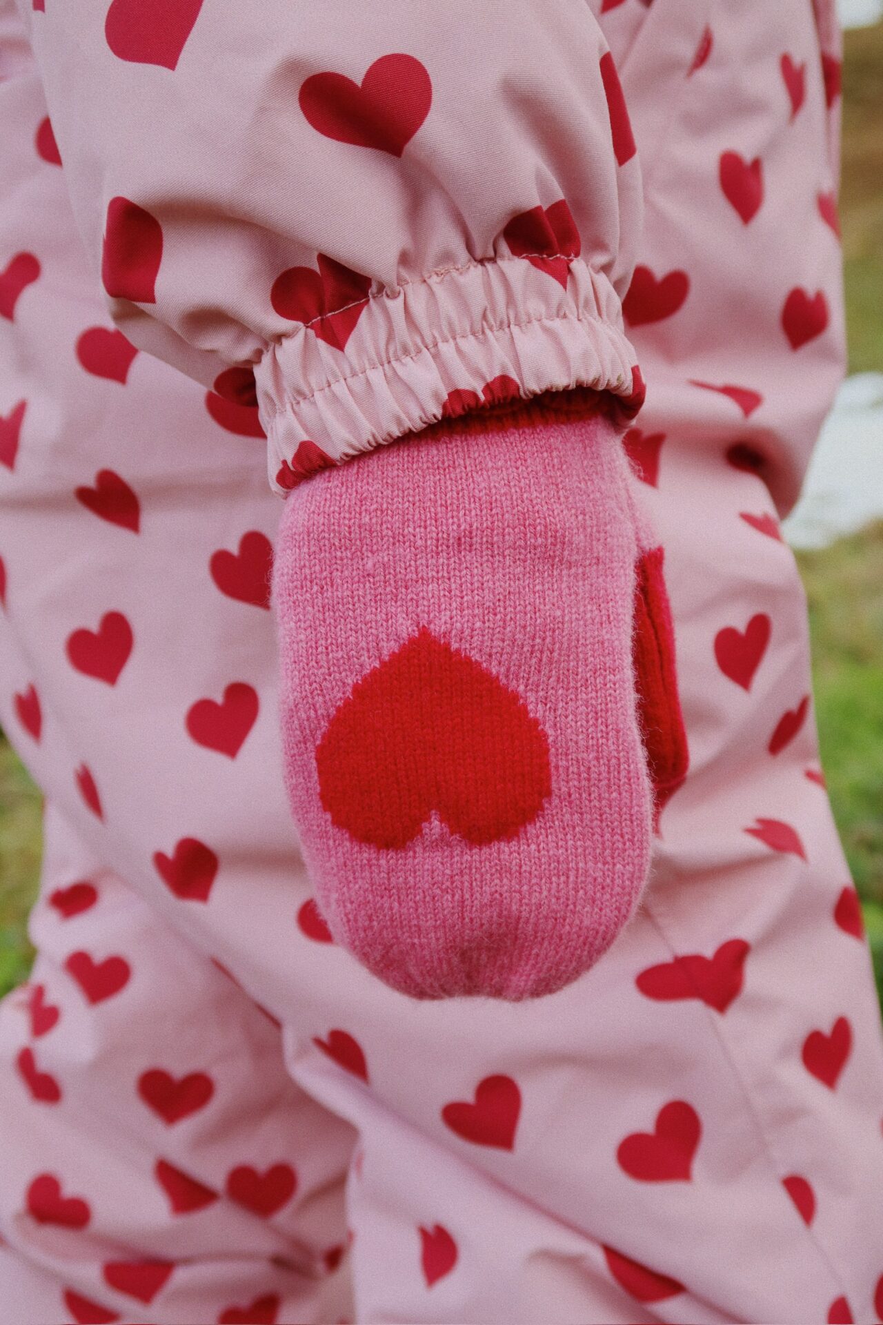 Konges Sløjd Collette Mittens – Pink
