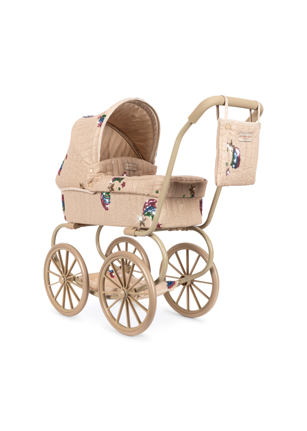 Konges Sløjd Minnie Tulle Doll Pram – Rainbow Star