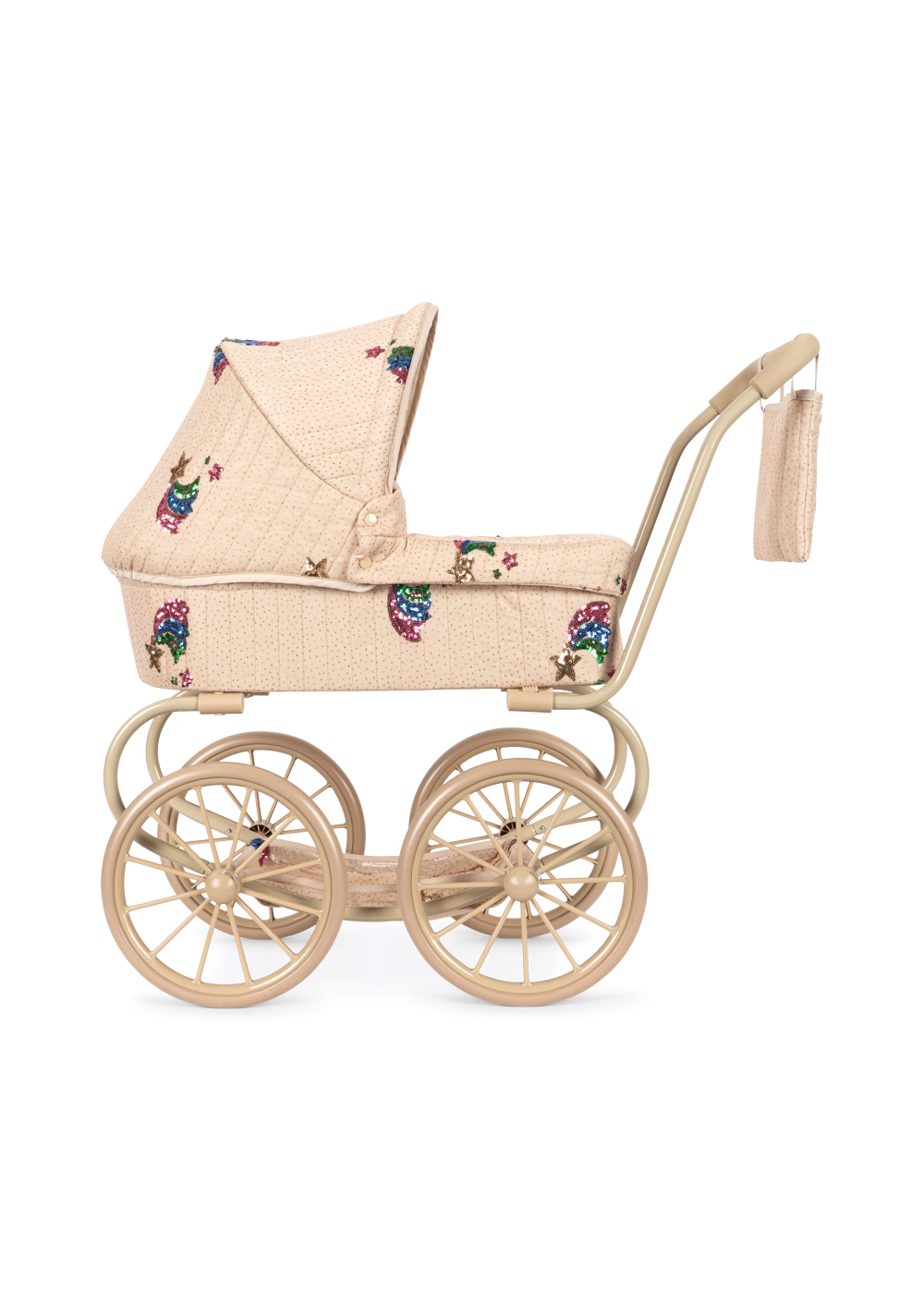Konges Sløjd Minnie Tulle Doll Pram – Rainbow Star