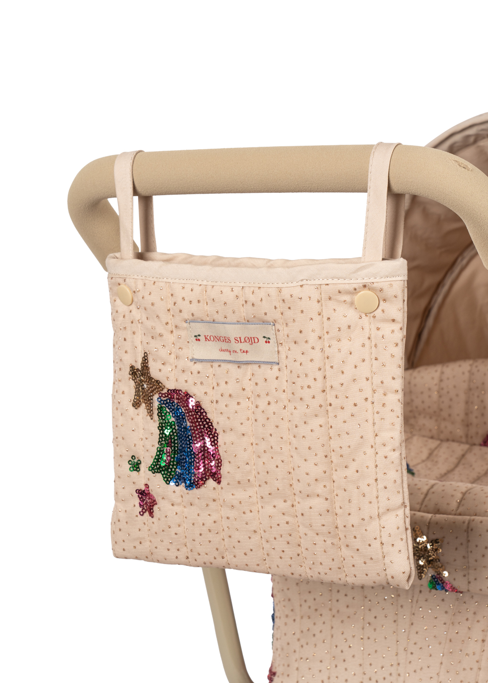 Konges Sløjd Minnie Tulle Doll Pram – Rainbow Star